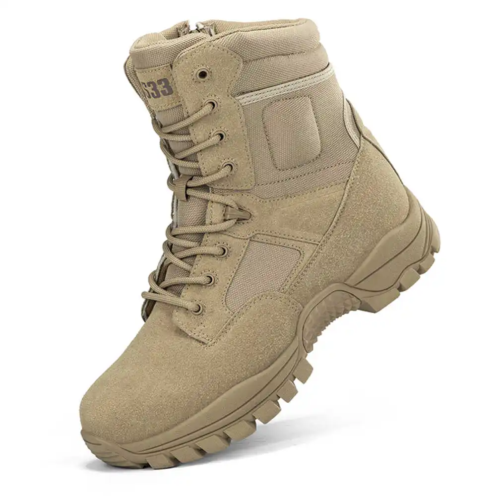 Women Fashion Over 40 - Nonslip Genuine Leather Hiking Boots Designer