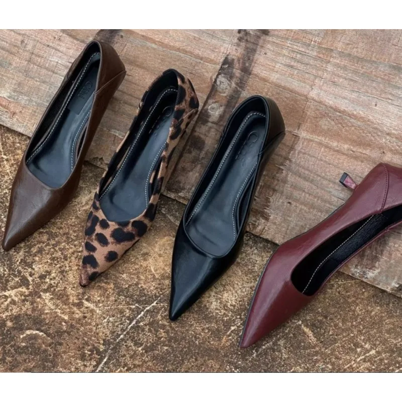 Women Fashion Store - 2024 Women Sexy High Heels Burgundy