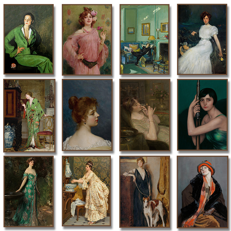 Women'S Fashion Victorian - Renaissance Women Portrait Poster Vintage Victorian