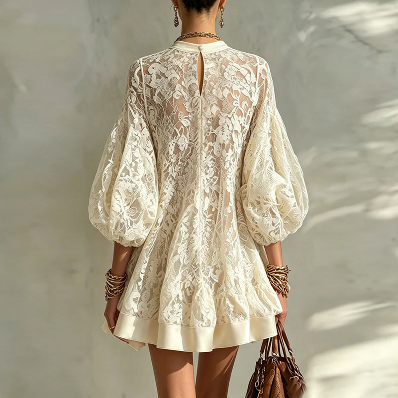 Women Floral Lace Solid Mini D - đánh giá và giá Floral Summer Dress