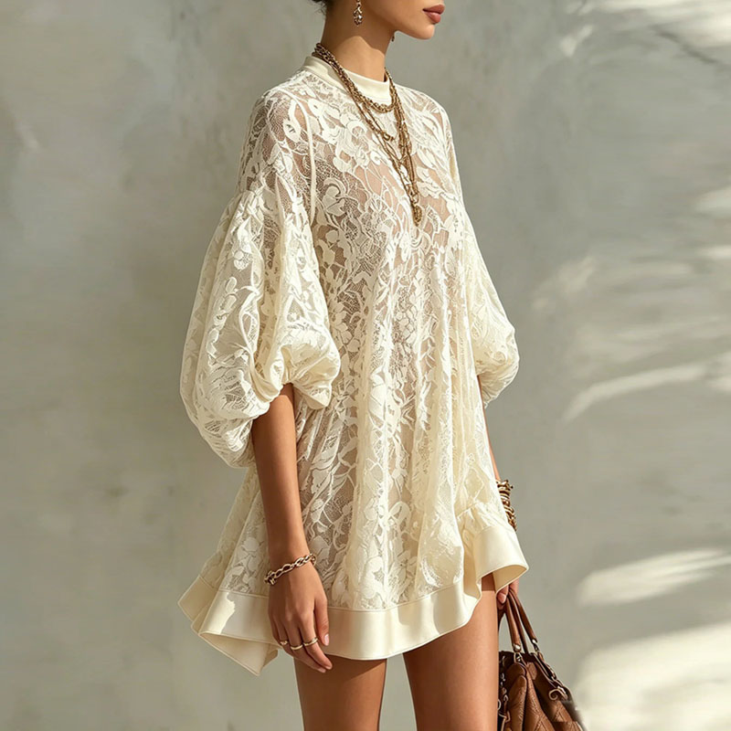 Women Floral Lace Solid Mini D - đánh giá và giá Floral Summer Dress