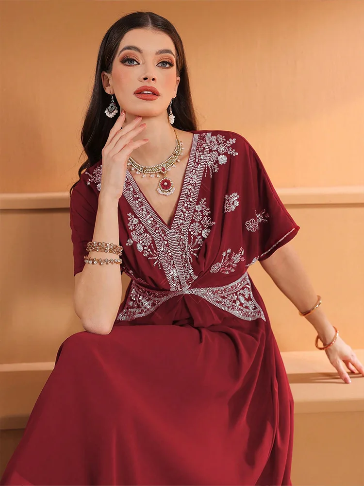 Fashion Women V-Neck Long Dres - đánh giá và giá Turkey Women Fashion