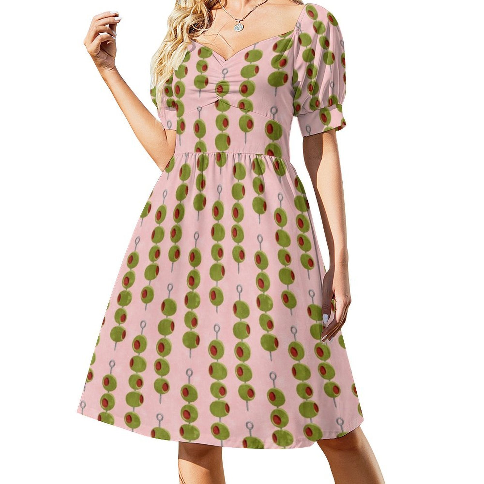 Cocktail Olives-Olives On A St - đánh giá và giá Smocked Dress Women
