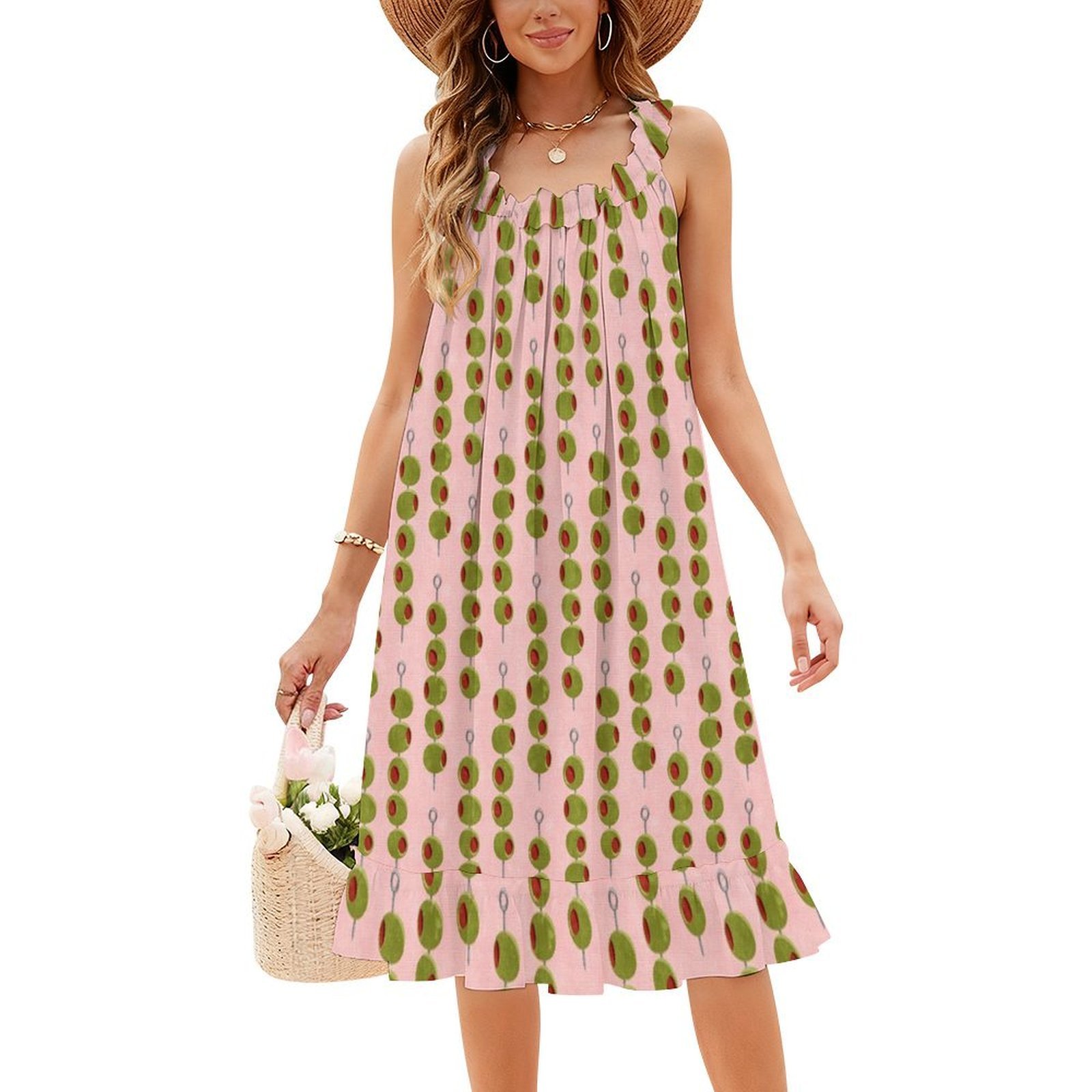 Cocktail Olives-Olives On A St - đánh giá và giá Smocked Dress Women