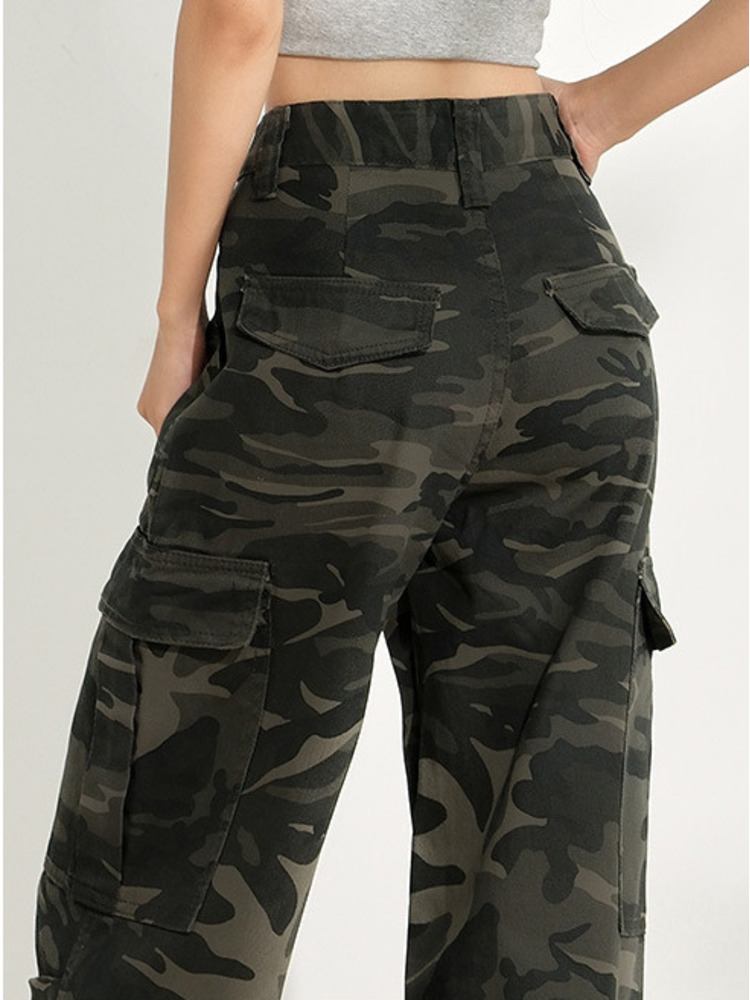 Fashion Camouflage Women Jeans - đánh giá và giá Women'S Fashion Utility Pants