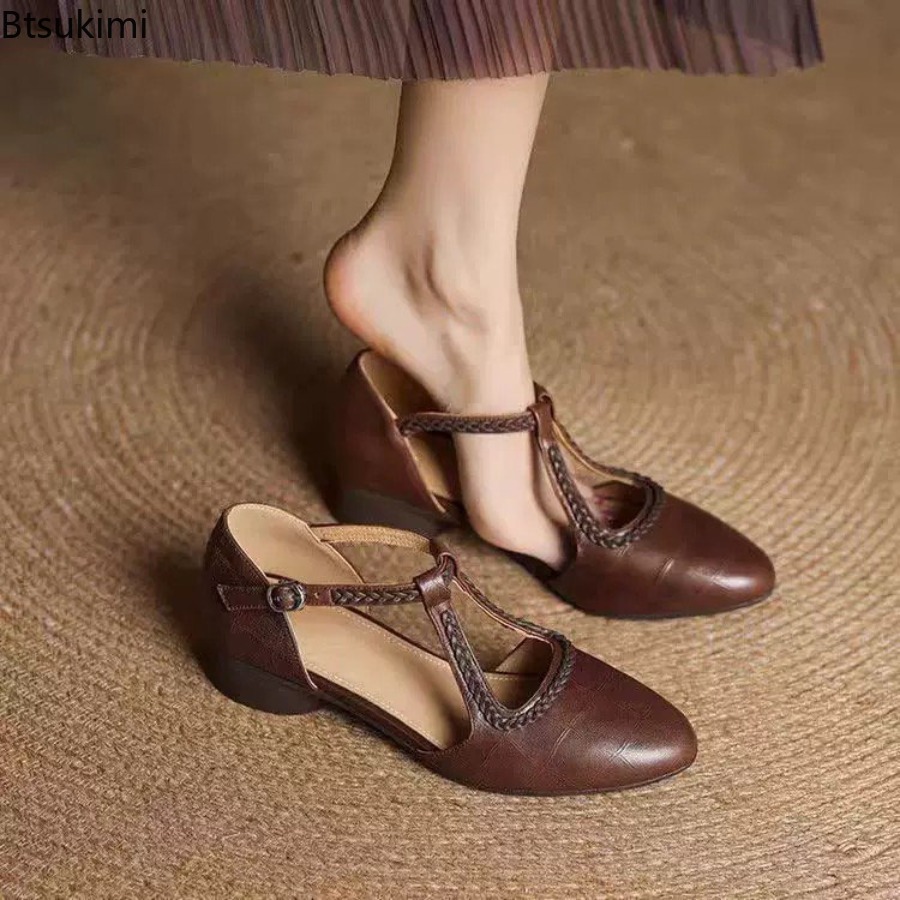 New Summer Women's Retro Hollo - đánh giá và giá Women Fashion Heels