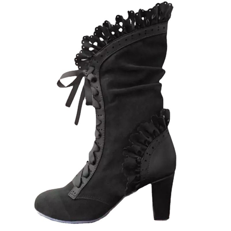 Winter Lace Up Ladies High Hee - đánh giá và giá Women'S Fashion Victorian