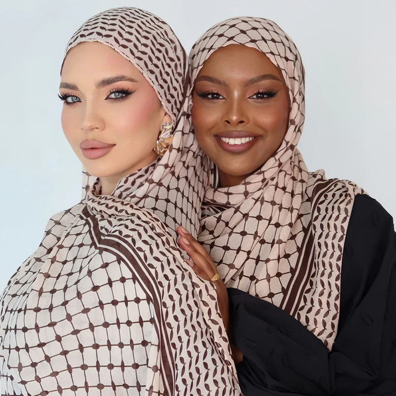2/Pcs Arab Chiffon Scarf Women - đánh giá và giá Women Fashion Uae
