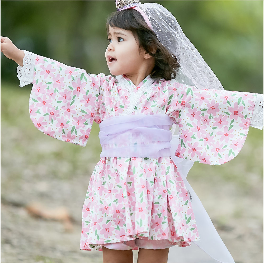 Japanese Kimono Dress Red Flor - đánh giá và giá Floral Summer Dress