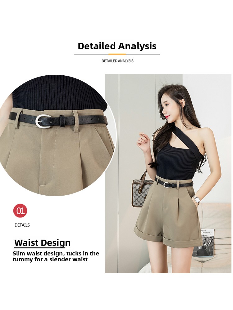 High Waist Wide Leg Short Pant - đánh giá và giá Women'S Fashion Utility Pants
