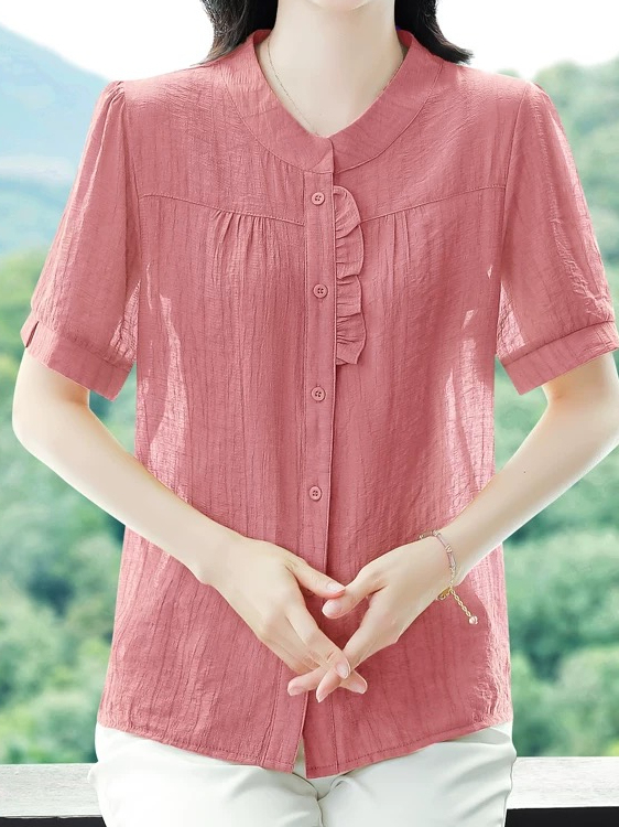 Fashionable Ice Silk Pleated C - đánh giá và giá Women Fashion Over 40