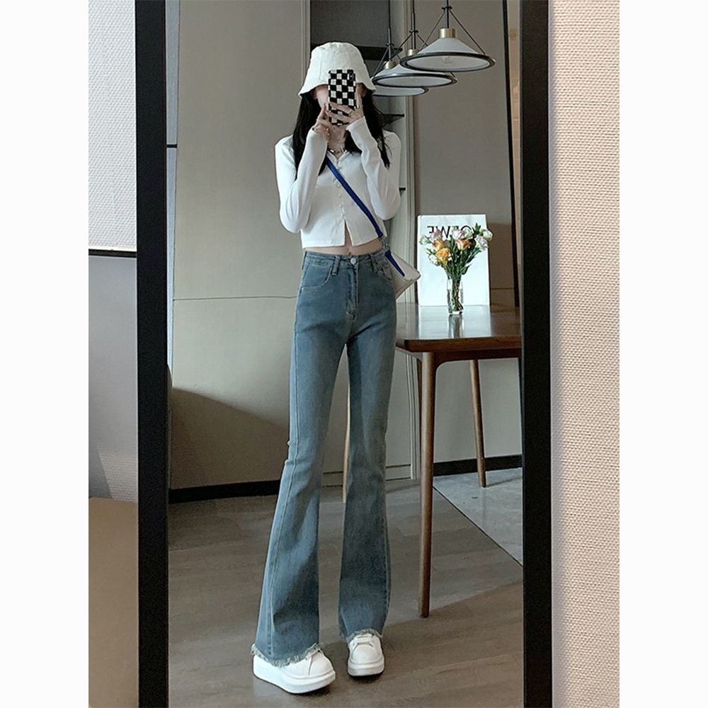 Wide Jeans Women Trousers With - đánh giá và giá Women'S Fashion Utility Pants