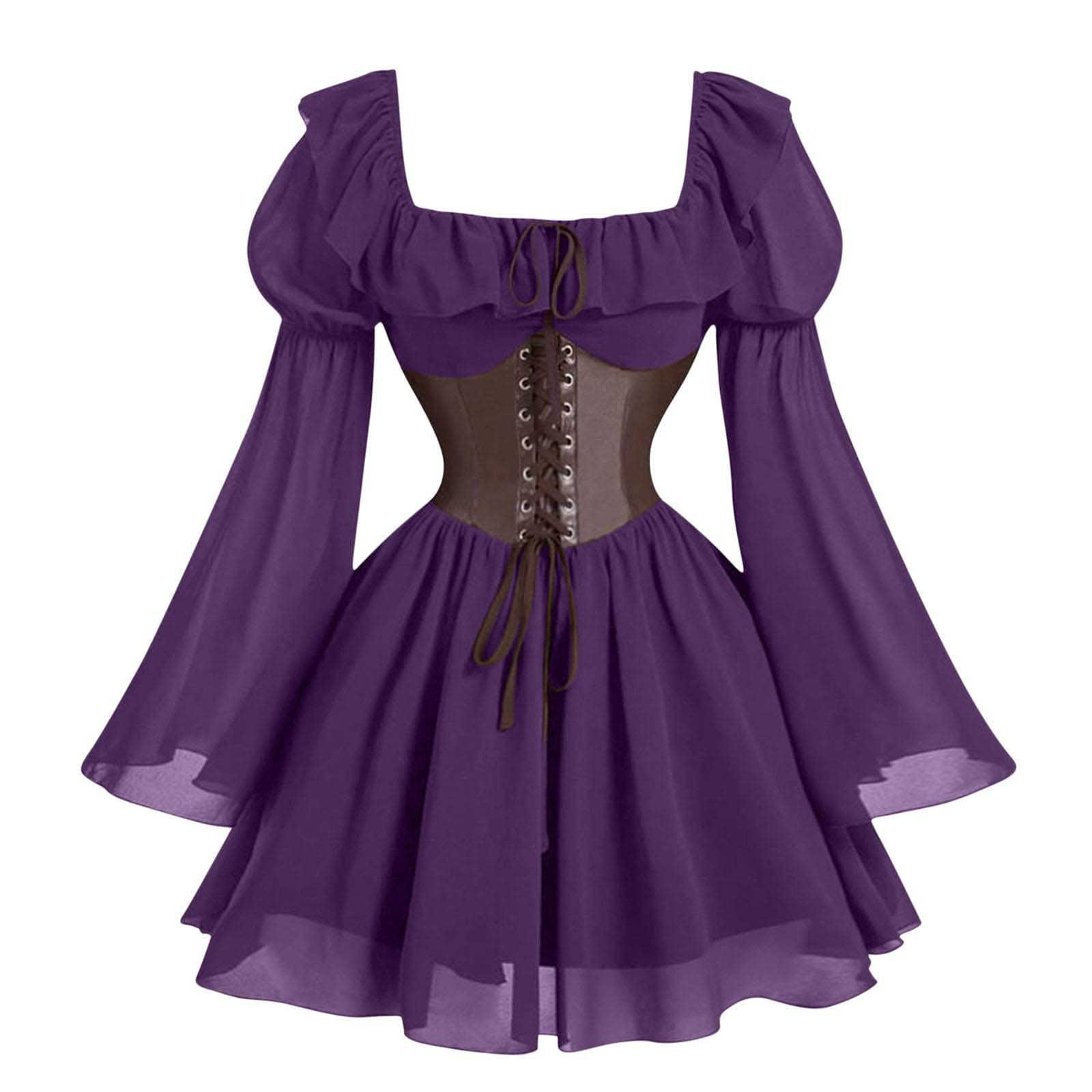 Renaissance Medieval Long Slee - đánh giá và giá Women'S Fashion Victorian