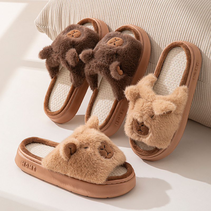 Hemp Cartoon Women's Slippers  - đánh giá và giá Women Fashion Store