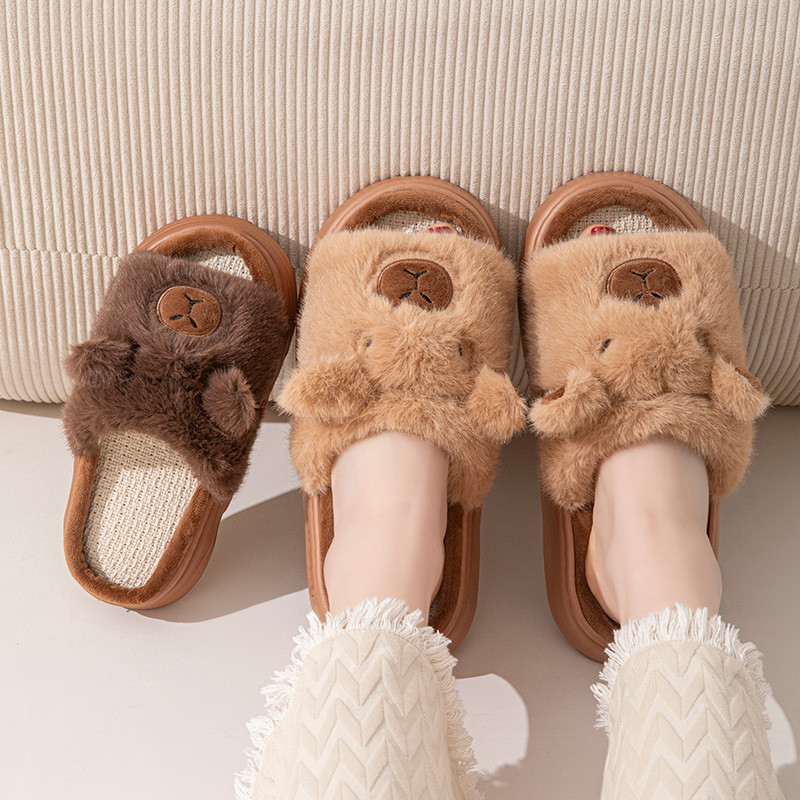 Hemp Cartoon Women's Slippers  - đánh giá và giá Women Fashion Store