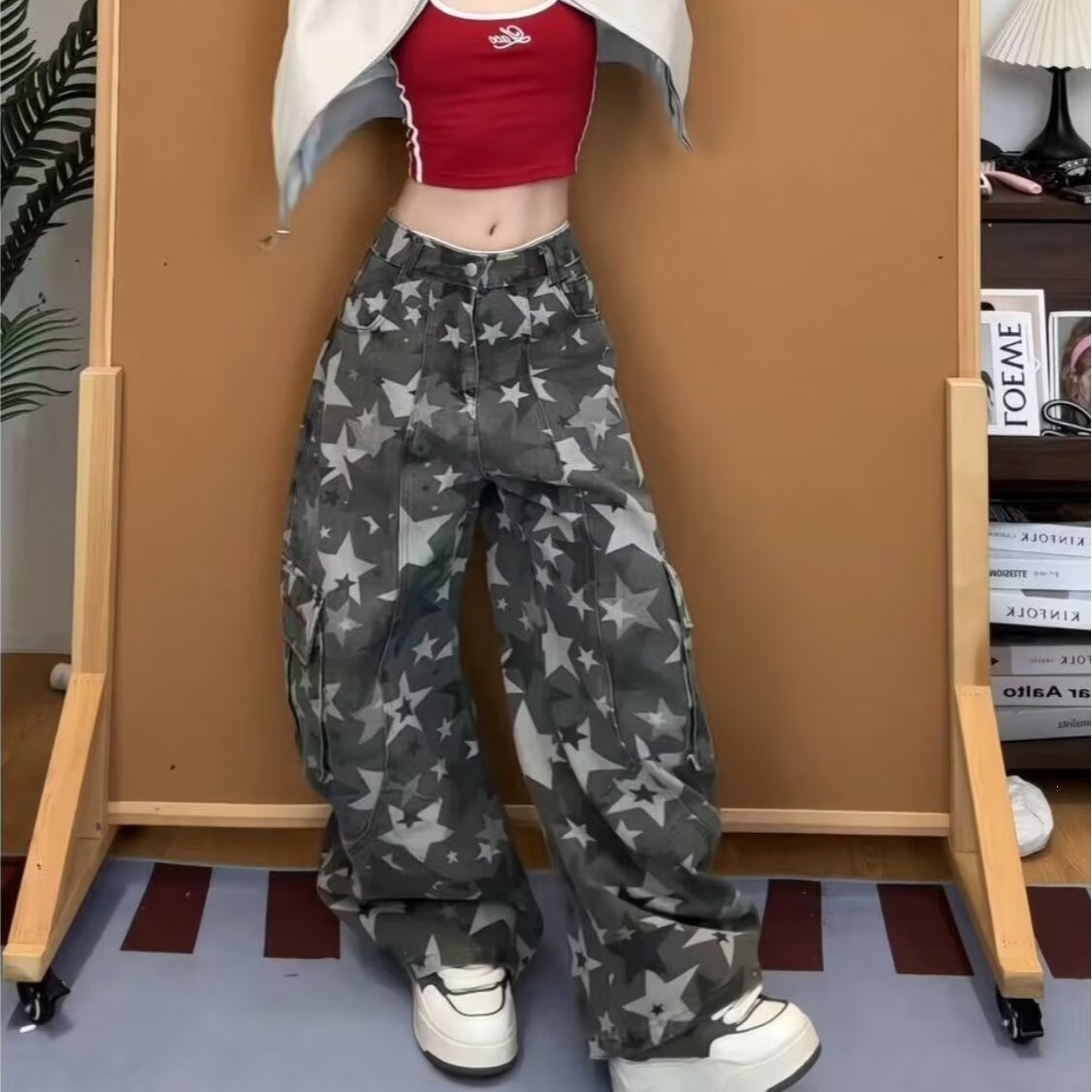 Women's Camo Cargo Pants High  - đánh giá và giá Women'S Fashion Utility Pants