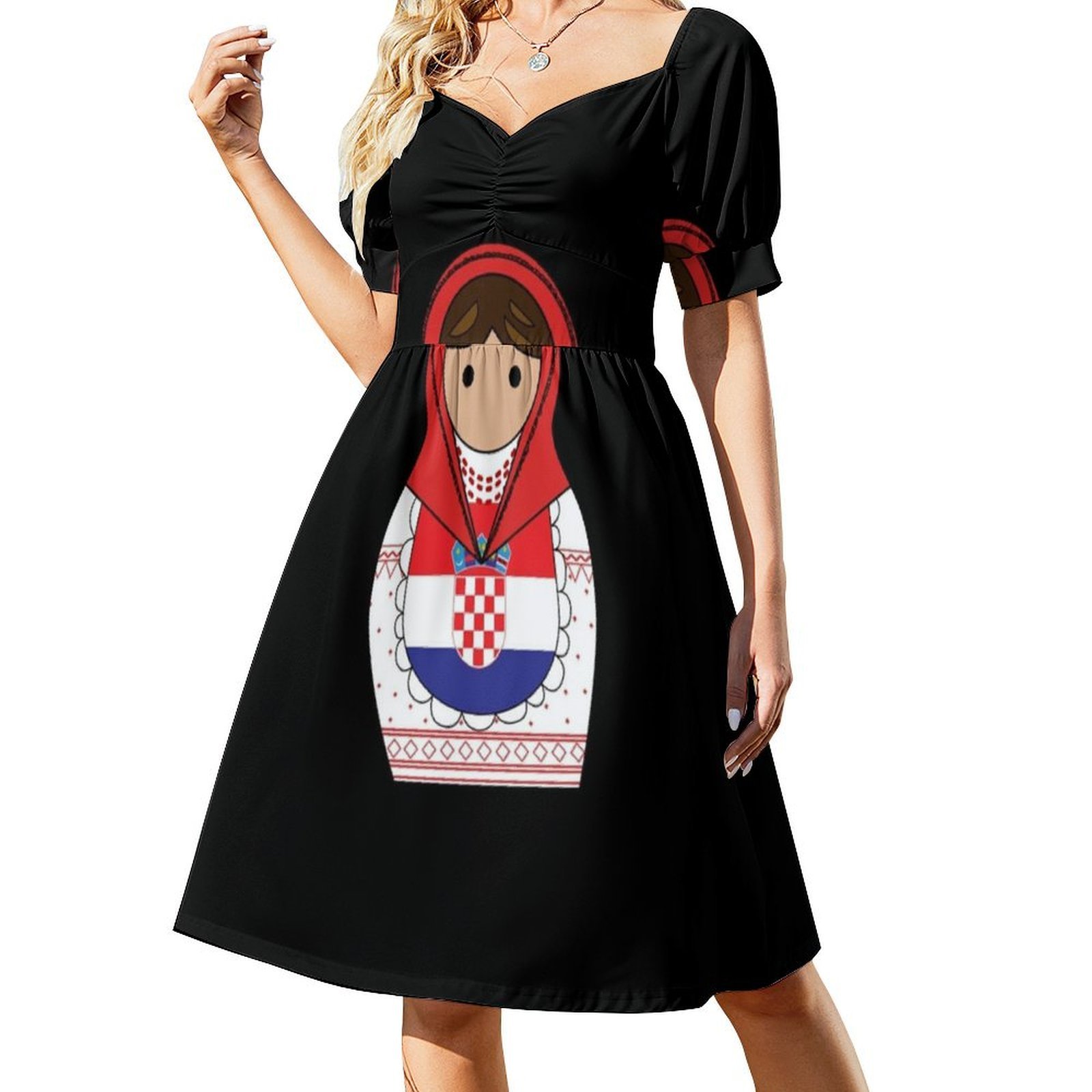 Croatia Matroska Sticker Flora - đánh giá và giá Smocked Dress Women