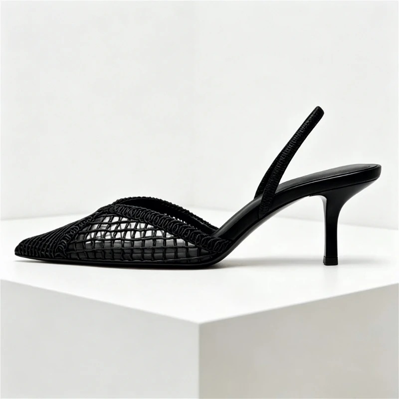 Mesh Woven Heeled Sandals Wome - đánh giá và giá Women'S Fashion Brand Shoes