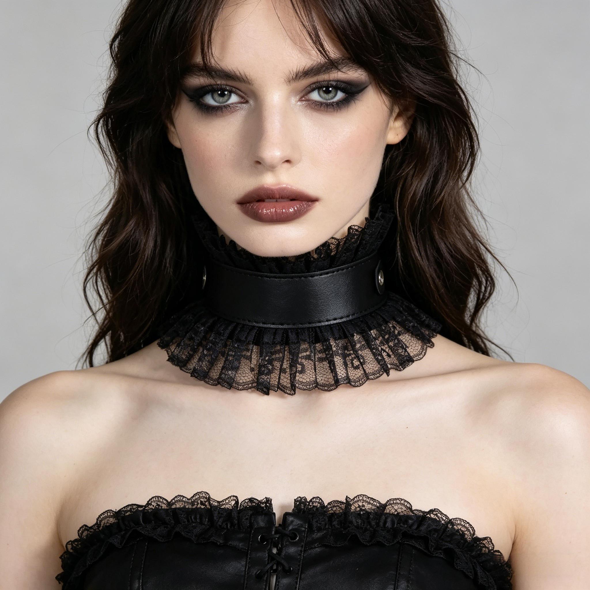 Women Vintage Fake Collar Goth - đánh giá và giá Women'S Fashion Victorian